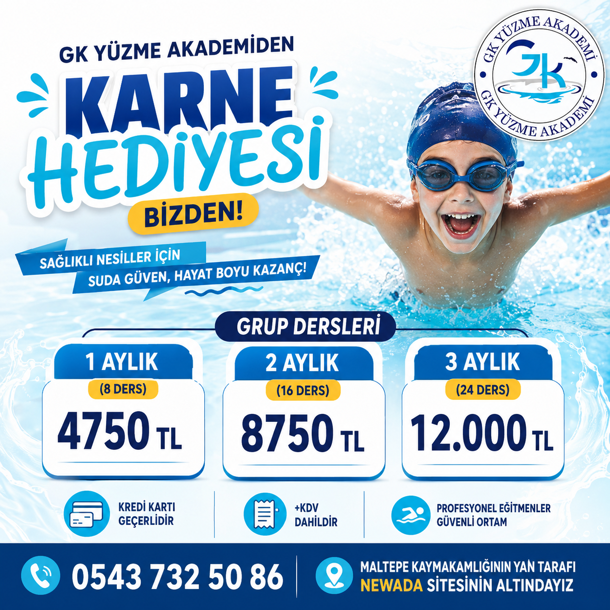 Karne hediyenizi almak için geç kalmayın – GK Yüzme Akademi